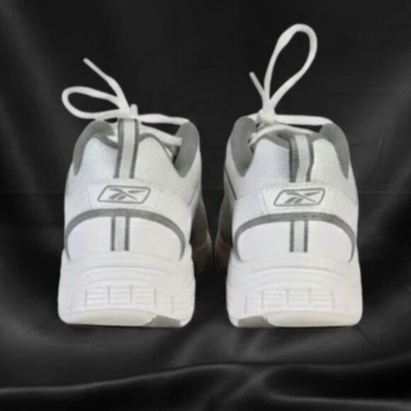 Reebok Shoes Mens Size 7.5 Walkway DMX Foam Walking Shoe White Carbon Sneakers - Picture 4 of 8